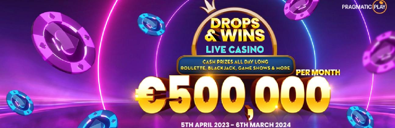 Live Drops and Wins в 1xBet Casino – До 4 000 евро